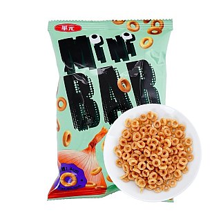 Mini Bar Taiwan Import Onion Ring Snack Chips 1.34oz 10 ct