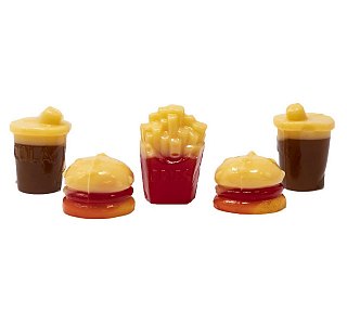 Clever 2.2 Lb Fast Food Orange Cherry Cola Gummy Bulk