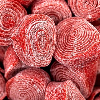 Vidal Import Swedish Sour Strawberry Rolls 6.6 lbs
