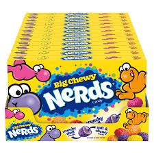 Nerds Big Chewy Nerds Candy Theater Box 12 Ct 4.25 Oz
