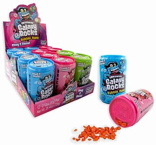 Kidsmania Getaway Galaxy Rocks Gum Candy 2.12 oz 12 ct