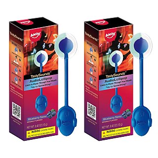 Amos Tasty Sound Music Lollipop Dance Blueberry 6 ct