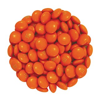 ORANGE M&M Colorworks Chocolate Candy 5lb