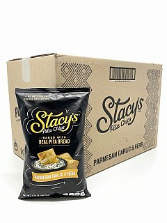 Stacy's Pita Chips Parmesan Garlic & Herb  7.3oz 12ct
