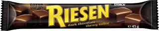 Storck Germany Riesen Dark Chocolate Toffee Bar 45g 24ct