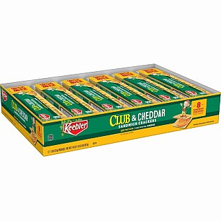 Keebler Club & Cheddar Sandwich Cracker 12 ct
