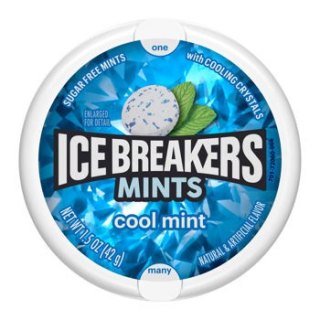 Ice Breakers Mints Cool Mint Canister 1.5oz 8 pack