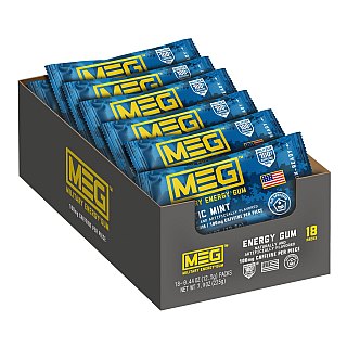 Military Energy Gum MEG Pouch Arctic Mint 12 ct Tray