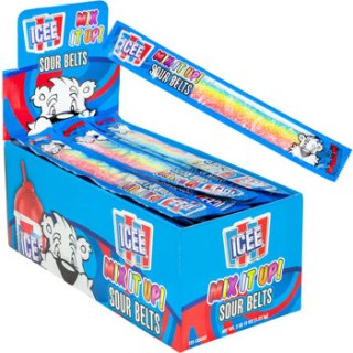 Icee Wrapped Sour Belts 125 count