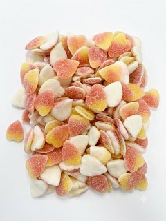 Jellioo Sweden Sour Peach Heart Gummy Candy 2.2 lb
