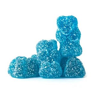 Clever Sour Blastin Blue Raspberry Gummy Fun Bears 6.6 lb