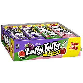 Laffy Taffy Cherry Watermelon Grape Variety 1.5 oz Bar 24 ct