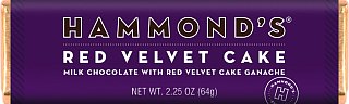 Hammond's Red Velvet Ganache Milk Chocolate Bar 2.25 oz 12 ct