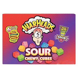 Warheads Chewy Cube 4 Oz 12 Ct Theater Box