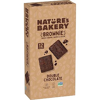 Nature's Bakery Double Chocolate Brownie Bars 2oz 12 ct