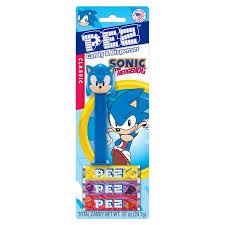 Pez Sonic Blister Pack 12 Count 0.87 Ounce Each Piece Plus Three Refills