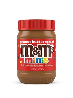 M&M Mini Peanut Butter Spread Candy Pieces 15 oz
