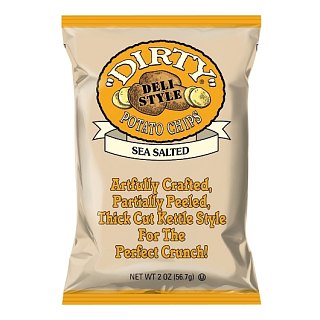 Dirty Kettle Potato Chips Sea Salted 2oz 24 ct