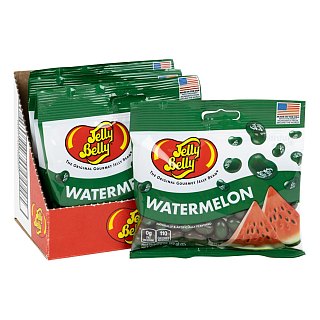 Jelly Belly GREEN APPLE Jelly Bean Peg Bag 3.5 oz 12 ct