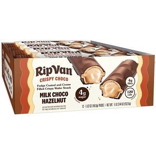 Rip Van Crispy Choco Hazelnut Wafer Bars 1.62 oz 12 ct