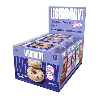 Legendary Protein Mini Donuts Blueberry  2.5 oz 12 ct
