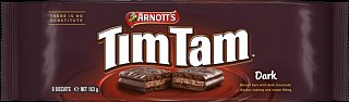 Tim Tam Australian Dark Chocolate Cookie Biscuits 5.75 oz 6ct