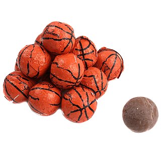 Palmer Chocolate Flavored Foil Basketball Balls 5 lbs