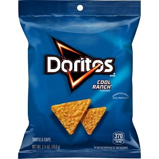 Doritos Cool Ranch Tortilla Chips 2,5 oz 24 ct XVL