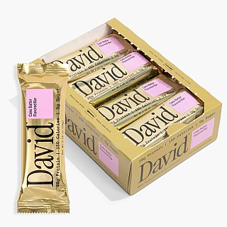 David Protein Bars Cake Batter Flavored 2.26 oz 12 ct