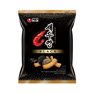 Nongshim Korea Shrimp & Black Truffle Chips 2.54oz 20 Pack