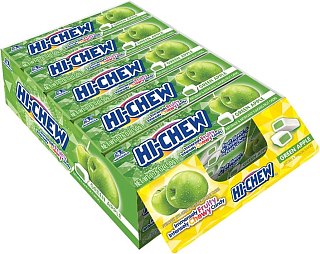 Hi Chew 15 Ct 1.76 Oz Green Apple Gum Tray