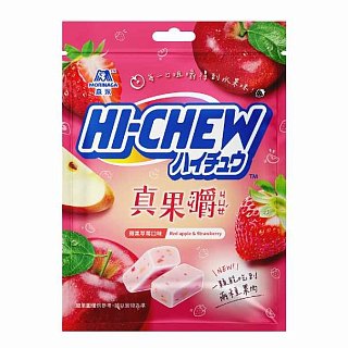 Hi Chew Taiwan Chewy Candy Apple & Strawberry 2.47oz Bag 10ct