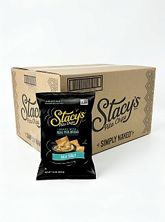 Stacy's Pita Chips Sea Salt  7.3oz 12ct