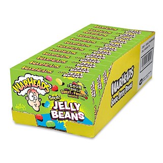 Warheads Sour Jelly Beans 4 ounce 12 count theater box