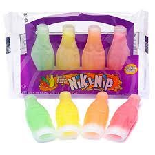 NIK-L-NIP mini Drinks 8pc Wax Bottles 12 count