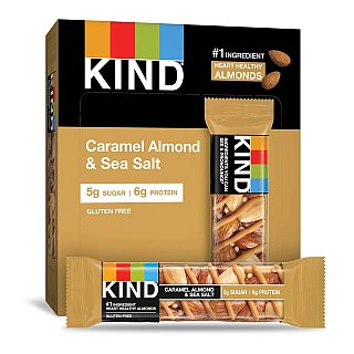 Kind Bar Caramel Almond & Sea Salt 1.4 oz 12 ct