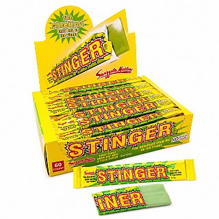 Swizzels UK Import Stinger Chew Bar Tutti Frutti Sour 18g 60ct