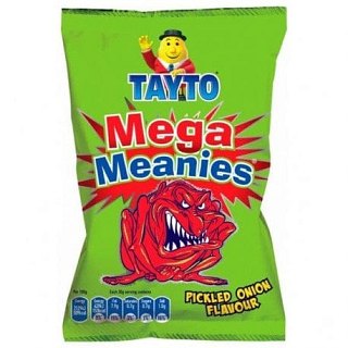 Tayto UK Import Chips Meanies Pickled Onion 1.2oz 50 ct