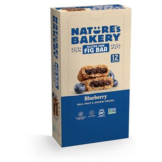 Nature's Bakery GLUTEN FREE Fig Bars Blueberry 2oz 12 ct