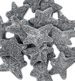 Gustaf Super Salty Black Licorice Starfish Candy Gummy 2.2 lb
