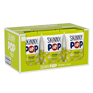 SkinnyPop Popcorn Original Bags  4.4oz 12ct