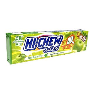 Hi Chew Taiwan Sour Green Apple Gum 15 ct Tray Copy
