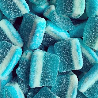 Vidal Import Swedish Blue Raspberry Fruit Slice Gummy 2.2 lb
