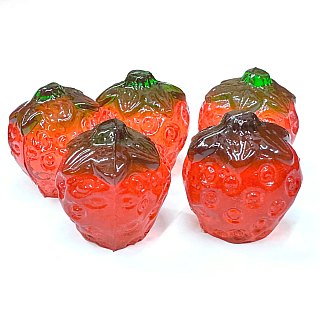 Clever Candy 3D Strawberry Gummies Red 2.2 lb
