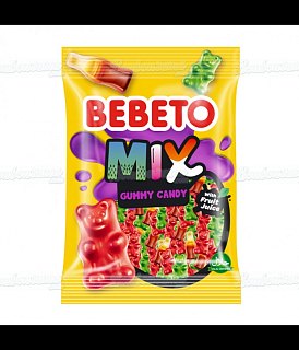 Bebeto Import Gummy MIX Bears & Cola Peg Bag 2.82 oz 12ct
