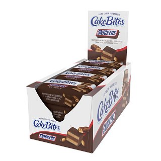 Cakebites Snickers Nougat Flavored Cake Cookies 1.75 oz 12 ct