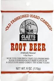 Claeys Root Beer Hard Candies 12 Count 6 ounce