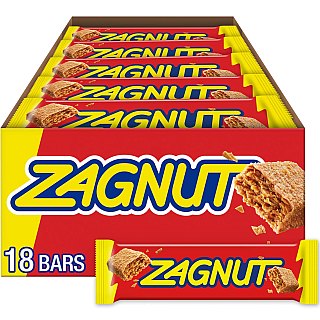 Zagnut Crunchy Peanut Butter with Toasted Coconut 18 Count 1.51 Ounce