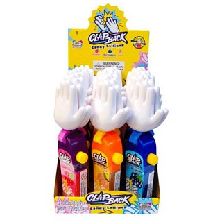 Kidsmania Clap Back Candy Lollipop Novelty Toy 12ct Tray