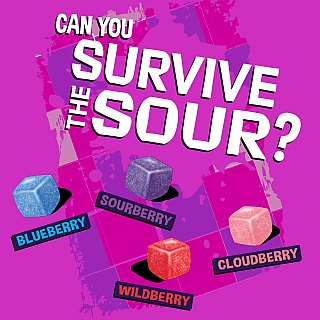 Warheads Sour Berry Cubes 12 Ct 3.5 Oz Theater Box